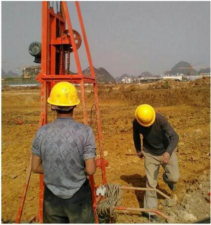 毛公鐵礦橋梁工程基礎(chǔ)持力層觸探項(xiàng)目